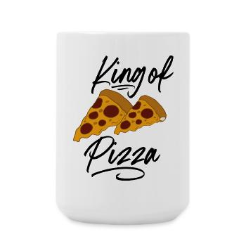 Pizza - Large Mug 440 ml - white - Front