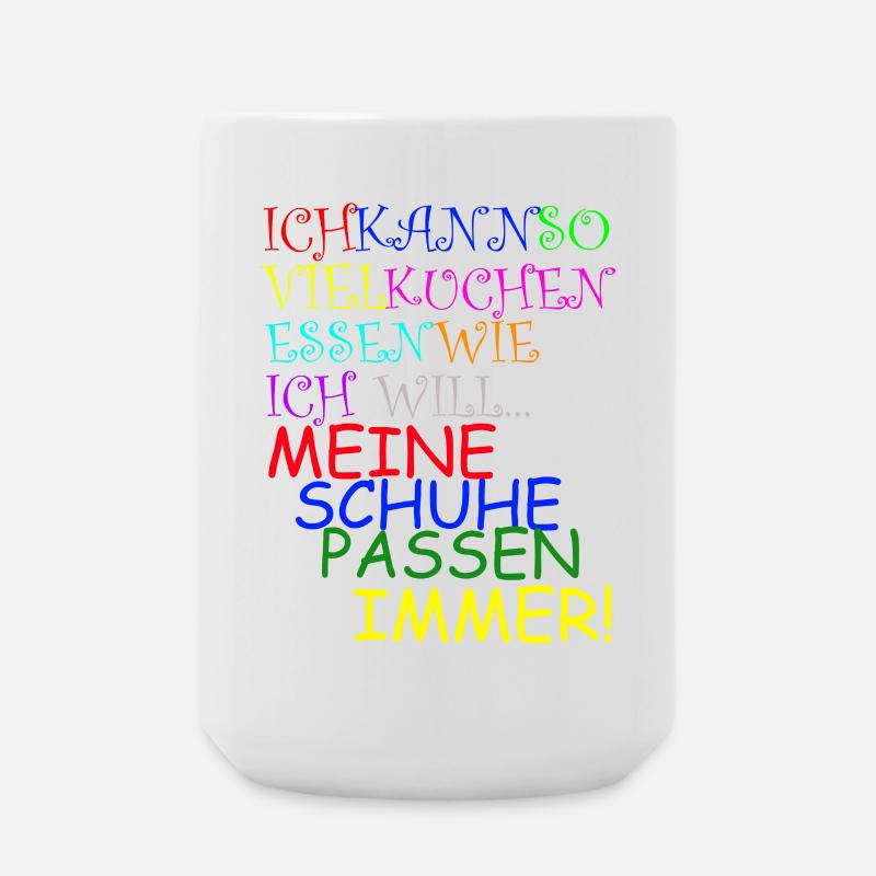 KUCHEN - Große Tasse 440 ml - Weiß