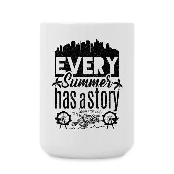 Every summer has a story, Los Angeles my city - Grande tasse 440 ml - blanc - Devant