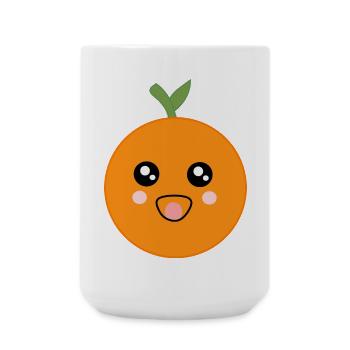 Carnaval, Carnaval, costume, Oranges - Grande tasse 440 ml - blanc - Devant