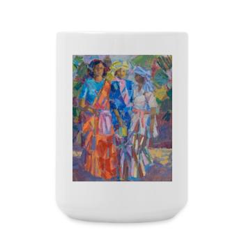 Per Stenius Painting - Large Mug 440 ml - white - Front