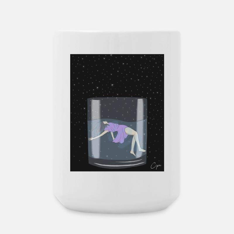 Perdu - Grande tasse 440 ml - blanc
