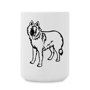 Tervueren - Grande tasse 440 ml - blanc - Devant