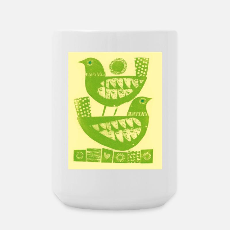 Dove - Large Mug 440 ml - white