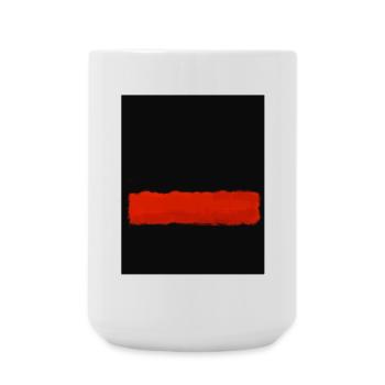 Rothko-Stil in digitalen Farben - Große Tasse 440 ml - Weiß - Vorne