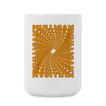 Mulligan - Golfen mit Stil - Große Tasse 440 ml - Weiß - Vorne