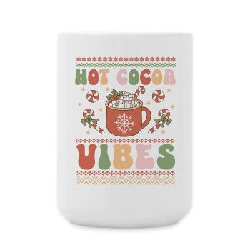 Ugly Christmas Sweater - Large Mug 440 ml - white - Front