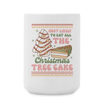 Ugly Christmas Sweater - Large Mug 440 ml - white - Front