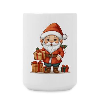 Christmas Gnome - Large Mug 440 ml - white - Front