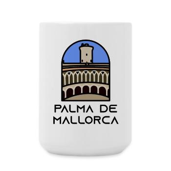 Palma de Mallorca - Bellver Castle - Large Mug 440 ml - white - Front