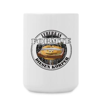 Leberkäs a façonné ce corps – Humour de Kultessen - Grande tasse 440 ml - blanc - Devant