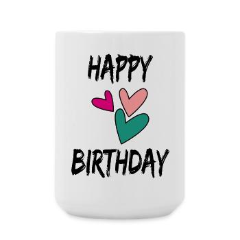 60. 60 YEARS. 60th ANNIVERSARY. 60TH BIRTHDAY. - Large Mug 440 ml - white - Front