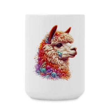Alpaga - Grande tasse 440 ml - blanc - Devant
