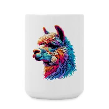 Alpaca - Large Mug 440 ml - white - Front