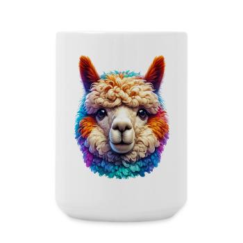 Alpaga - Grande tasse 440 ml - blanc - Devant