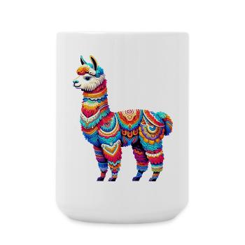 Alpaca - Large Mug 440 ml - white - Front