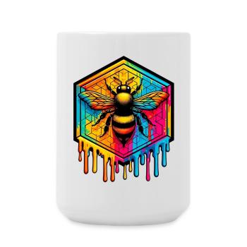 Bee - Large Mug 440 ml - white - Front