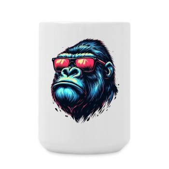 Gorilla - Large Mug 440 ml - white - Front