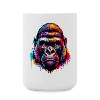 Gorille - Grande tasse 440 ml - blanc - Devant