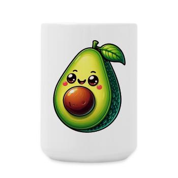 Avocado - Large Mug 440 ml - white - Front