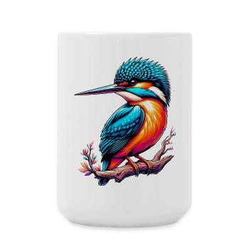 Martin-pêcheur - Grande tasse 440 ml - blanc - Devant