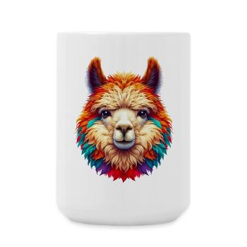 Alpaga - Grande tasse 440 ml - blanc - Devant