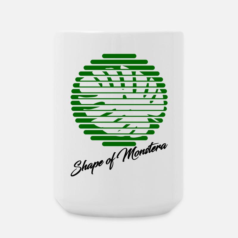 Monstera - Grande tasse 440 ml - blanc