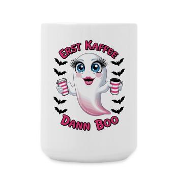Süßer Geist mit Kaffee - Große Tasse 440 ml - Weiß - Vorne