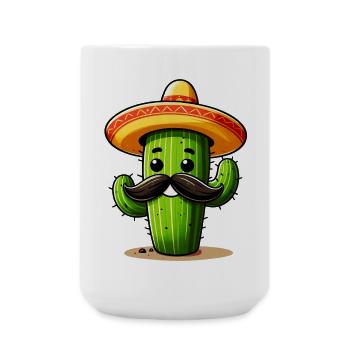 Cactus - Large Mug 440 ml - white - Front