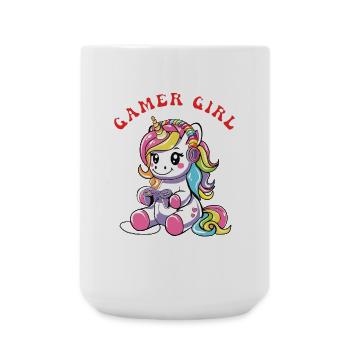 Gamer Girl - Große Tasse 440 ml - Weiß - Vorne