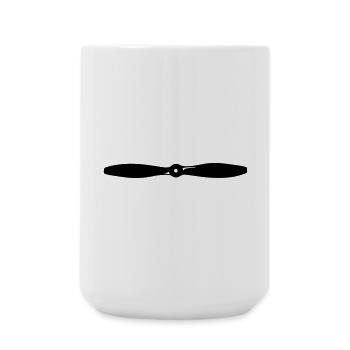 propeller - Large Mug 440 ml - white - Front