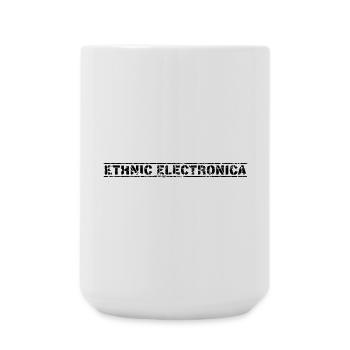 Ethnic Electronica - Large Mug 440 ml - white - Front