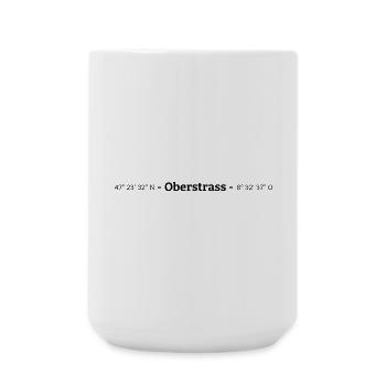 Coordonnées Kreis 6 Oberstrass Zürich - Grande tasse 440 ml - blanc - Devant
