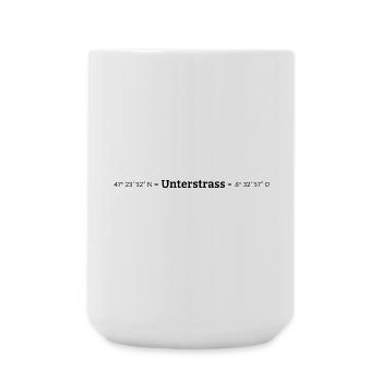 Coordonnées Kreis 6 Oberstrass Unterstrass Zürich - Grande tasse 440 ml - blanc - Devant