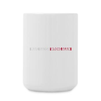Rendre le racisme répréhensible - Grande tasse 440 ml - blanc - Devant