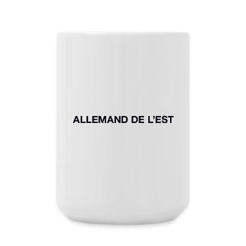 ALLEMAND DE L’EST Ossi est-allemand - Grande tasse 440 ml - blanc - Devant