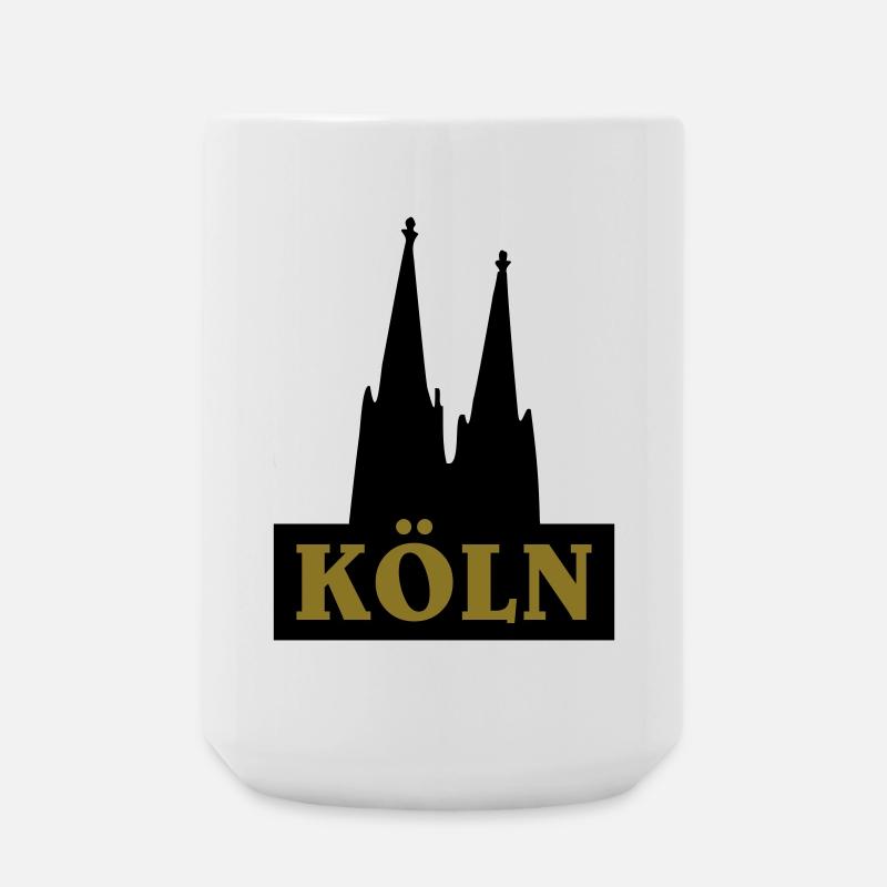 Cologne cathedral - Large Mug 440 ml - white