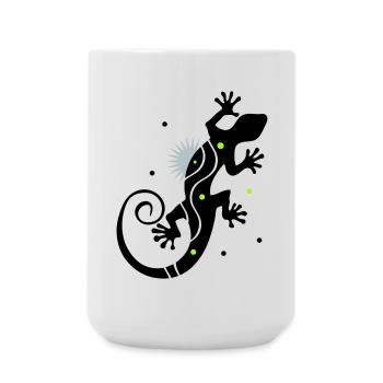 gecko - Large Mug 440 ml - white - Front