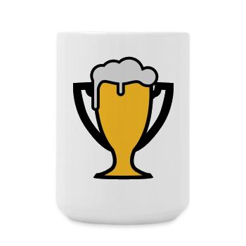 Beer Cup Champion du Monde - Grande tasse 440 ml - blanc - Devant