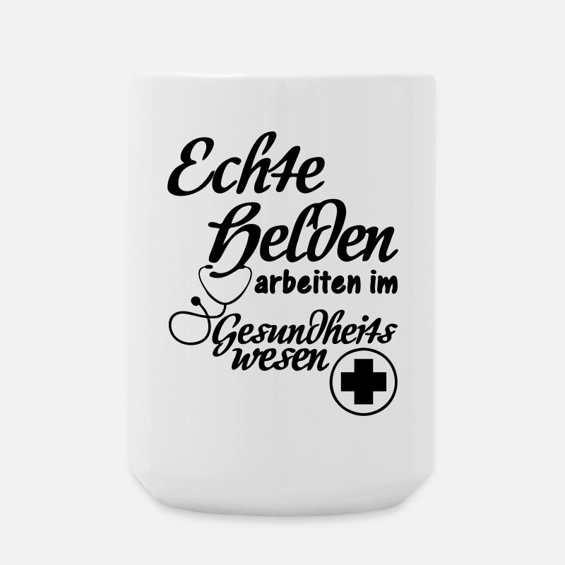 Gesundheitswesen Helden Medizin, Geschenk - Große Tasse 440 ml - Weiß