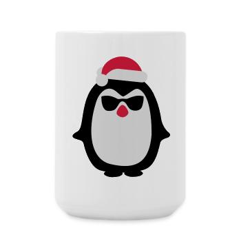 Santa penguin - Large Mug 440 ml - white - Front