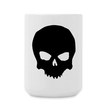 Skull - Large Mug 440 ml - white - Front