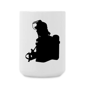 feuerwehr_1 - Large Mug 440 ml - white - Front