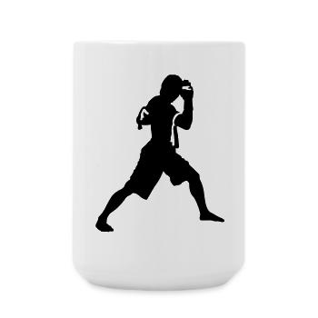 kickboxing - Large Mug 440 ml - white - Front