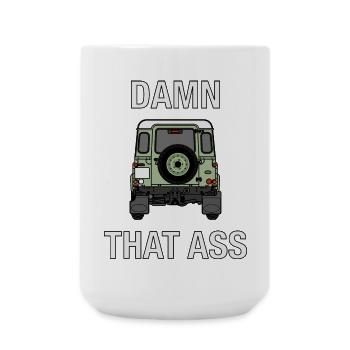 Defender - Damn That Ass - Large Mug 440 ml - white - Front