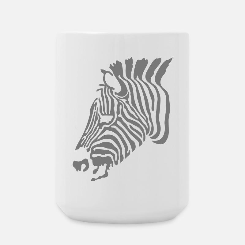 Zebra - Große Tasse 440 ml - Weiß