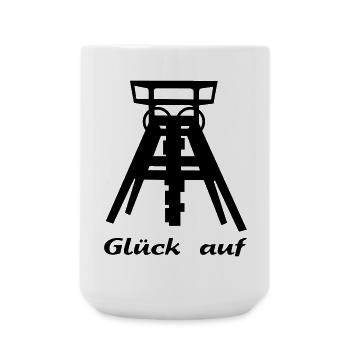zeche ruhrgebiet - Große Tasse 440 ml - Weiß - Vorne