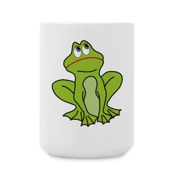 frog - Large Mug 440 ml - white - Front