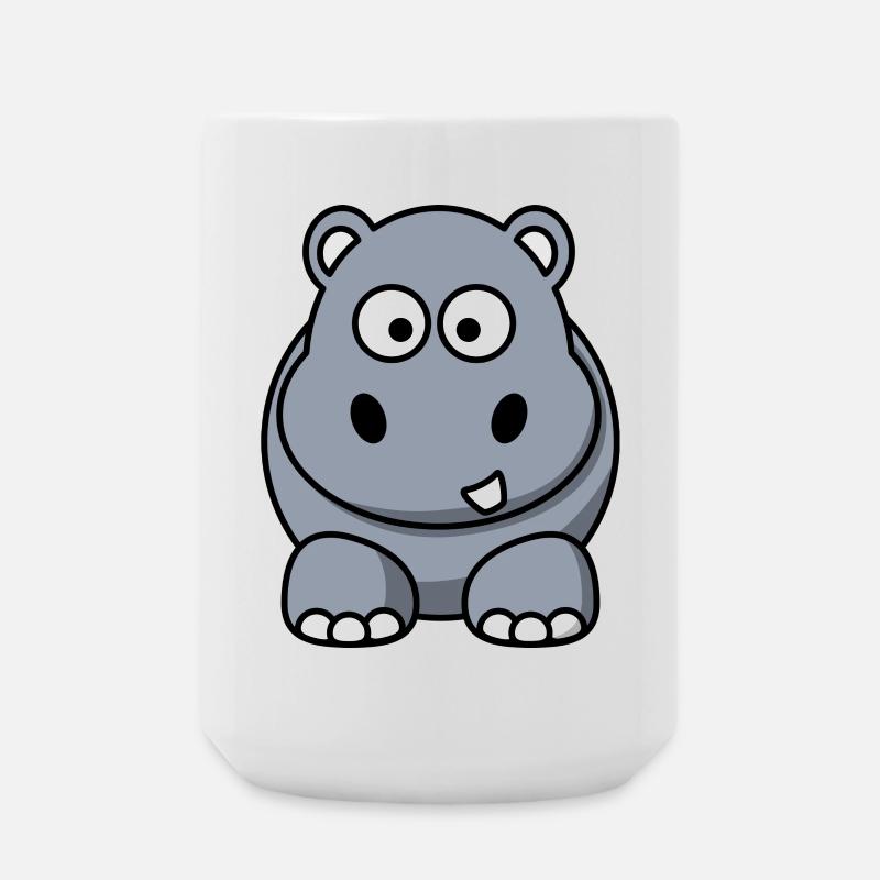 Hippo - Large Mug 440 ml - white