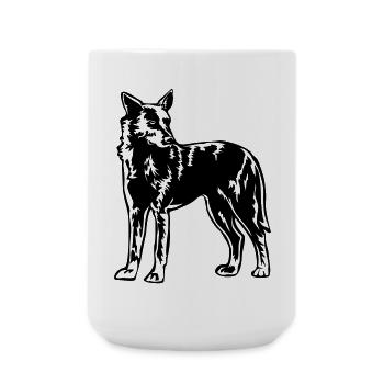 Hollandse Herder - Große Tasse 440 ml - Weiß - Vorne